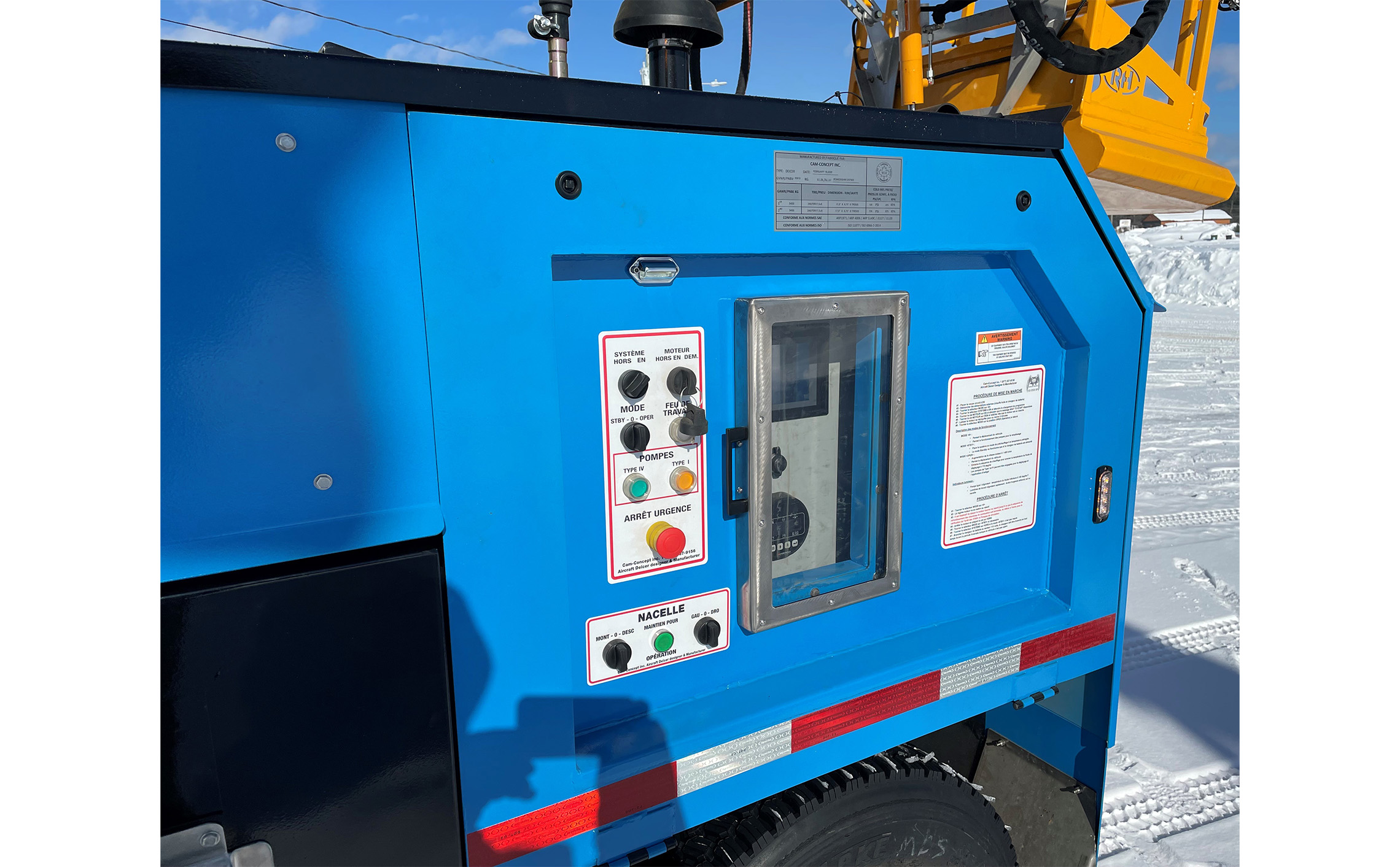 control panel - control buttons